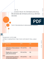 Introduction To International Business