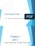 International Trade: Dr. Shereen Ahmed Abdallah