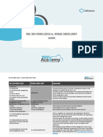 Matriks Perbandingan DIS ISO 45001 Dengan OHSAS 18001 2007 English