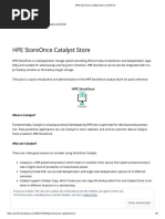 HPE StoreOnce Catalyst Store - InfraPCS