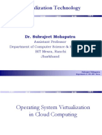 Virtualization Technology: Dr. Subrajeet Mohapatra