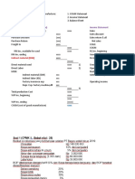 COGM Statement (COGM Schedule) Income Statement