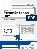 Masa Pemerintahan SBY Bidang Sosbud