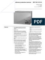 1MRK504041-BEN-en Transformer Protection Terminal RET 521C2