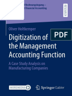 (Controlling und Rechnungslegung - Managerial and Financial Accounting) Oliver Holtkemper - Digitization of the Management Accounting Function_ A Case Study Analysis on Manufacturing Companies-Springe