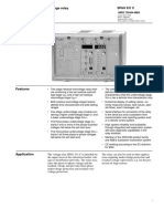 Voltage Relay: Spau 331 C