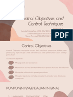 Control Objectives and Control Techniques