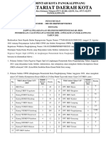 Jadwal Pelaksanaan SKD Pemerintah Kota Pangkalpinang 2021