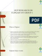 Group Research On Flipkart by Group 1