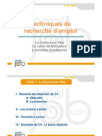 Techniques de Recherche D'emploi