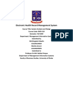 Electronic Health Record Management System