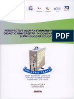 Perspective Asupra Formării Personalului Didactic Universitar În Domeniul Pedagogie Și Psihologie Educației1