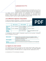 La Déclaration Et Le Paiement de La TVA