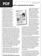 Um Jornal e a produção da notícia