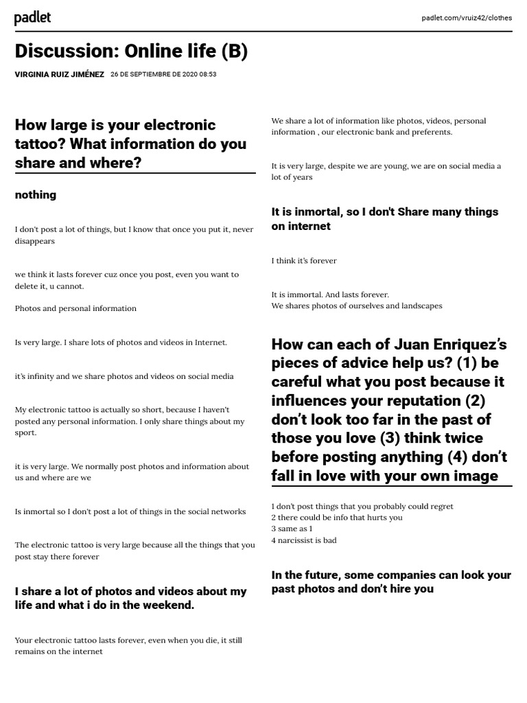 Understanding Your Digital Footprint | PDF | Popular Culture & Media ...