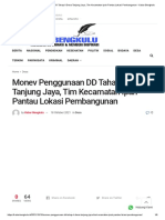 Monev Penggunaan DD Tahap II Desa Tanjung Jaya, Tim Kecamatan Ipuh Pantau Lokasi Pembangunan - Kabar Bengkulu
