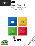 General Biology 1: Quarter 1 - Module 3: Cell Cycle: Mitosis
