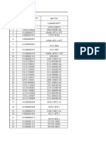 EFL302 Recommended Parts List and Price