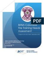 BC Fire Training Needs Assessment Report