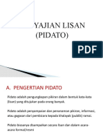 XI Penyajian Lisan (Pidato)