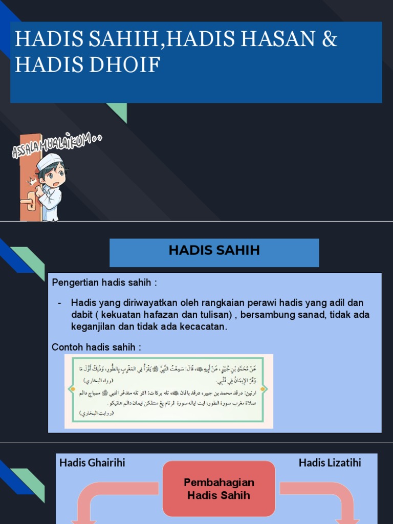 Hadis Sahih Hadis Hasan Dan Dhoif Pdf