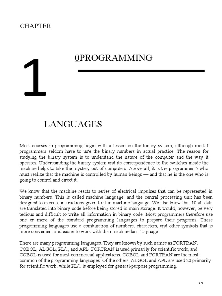 0 Programming | PDF | Computer Programming | Programming Language