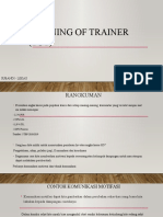 Tugas TOT - Training of Trainer (Tot)