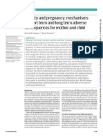 Obesity and Pregnancy Mechanisms