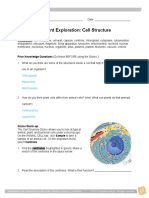 Student Exploration: Cell Structure