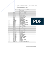 JADWAL PEMBACA Qur'an 2