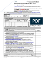 ACA44 - Deferred Examination Application Form: Important