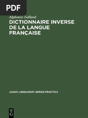Dictionnaire Inverse De La Langue Francaise Pdfdrive Pdf Orthographie Genre Grammatical