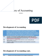 History of Accounting