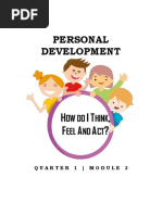 PERSONAL DEVELOPMENT Module 3