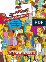The Simpsons TCG Rule Book - Horror (German TCG)