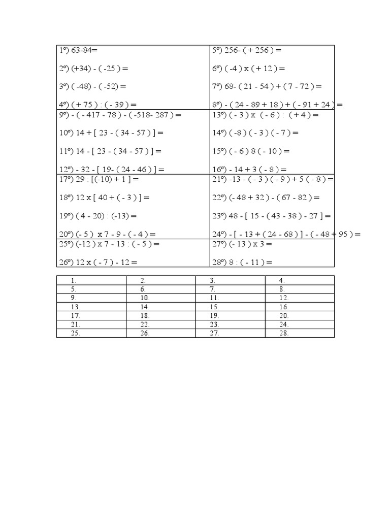 Math Operations and Solutions Guide | PDF
