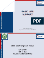 Basic Life Support: Dr. Pryambodho, Span Departemen Anestesiologi Fkui/Rscm