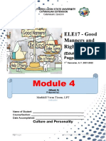 Module 4 - Good Manners and Right Conduct