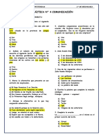 1° Sec. PRÁCTICA - COMUNICACIÓN Leccion de Ahora