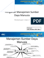 Pengantar Manajemen SDM