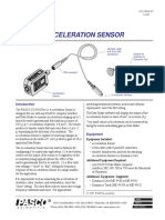 Acceleration Sensor: Instruction Sheet For The PASCO Model CI-6558 Rev A