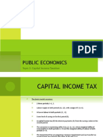 Capital Income Taxation