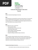 Fundamental Cabling Strategies For Data Centers Transcript