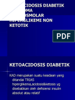 Ketoacidosis Diabetik Dan Koma Hiperosmolar Hiperglikemi Non Ketotik