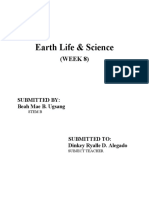 Earth Life & Science: (WEEK 8)