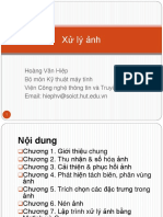 Bài giảng Xử lý ảnh - GV Hoàng Văn Hiệp