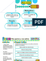 Actividades de la semana del 18 al 22 de octubre