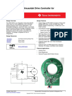 Sensored BLDC Sinusoidal Drive Controller For Refrigerator Fans