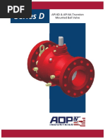 Series D: API 6D & API 6A Trunnion Mounted Ball Valve