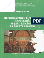 Matei Reprezentantii Diplomatici Capuchehai Poarta Otomana 2008